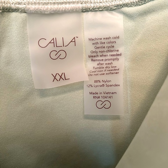Calia NWT Women’s Hi-Rise Core Essentials 7/8 leggings Size XXL - Fresh Sage - Picture 3 of 9